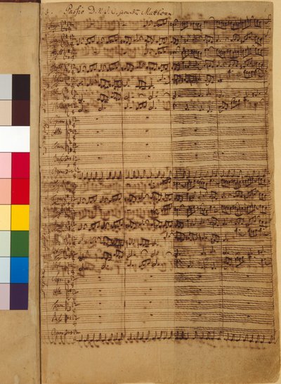 Passio Domini nostri J.C. secundum Evangelistam MATTHAEUM BWV 244 by Johann Sebastian Bach